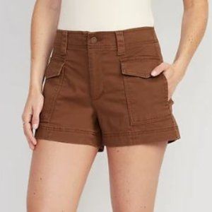 Mid-Rise Cargo Shorts for Women -- 3.5-inch inseam  NWT